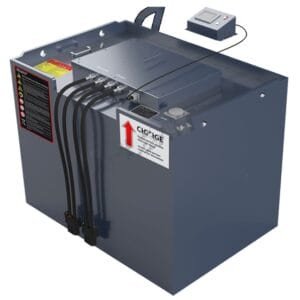 Hình ảnh mô phỏng các loại ắc quy xe nâng khác nhau