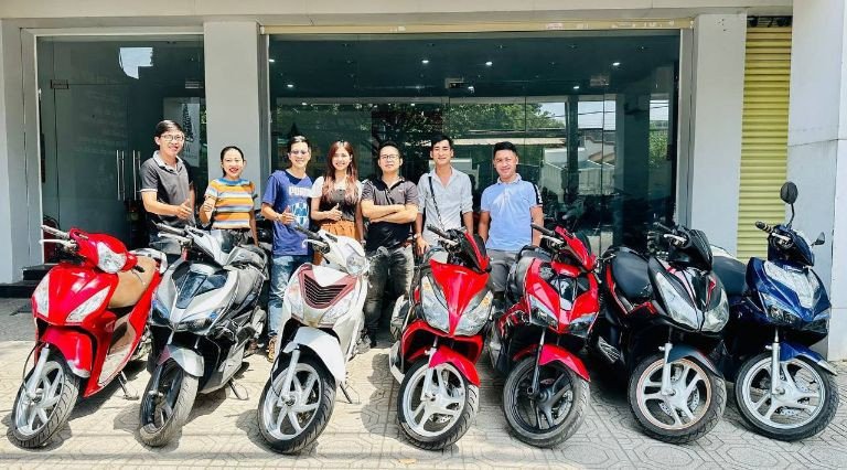 Hình ảnh mô tả các loại xe máy cho thuê tại Tuy Hòa Phú Yên