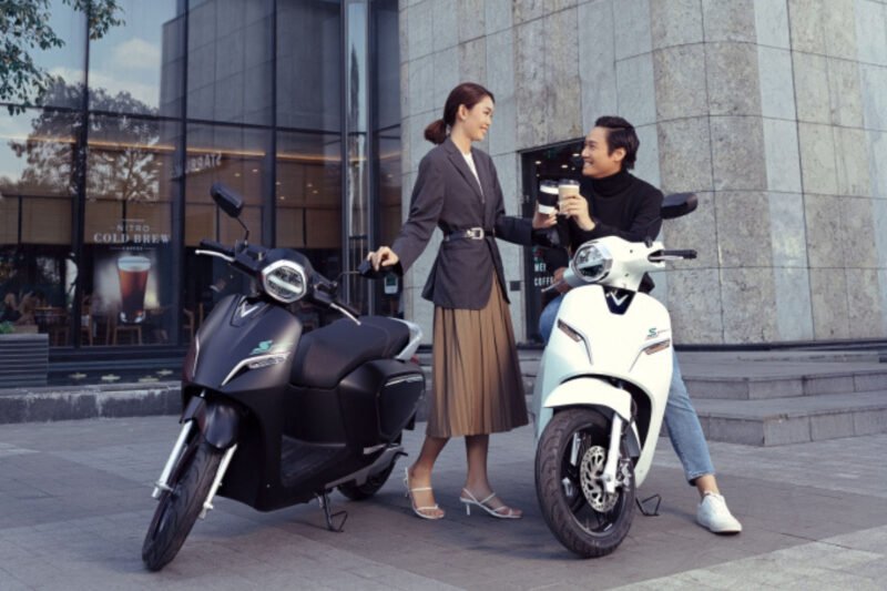 Hình ảnh mô tả thiết kế lịch lãm của dòng xe điện VinFast Klara