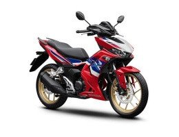 Hình ảnh một chiếc xe côn tay thể thao đang vận hành