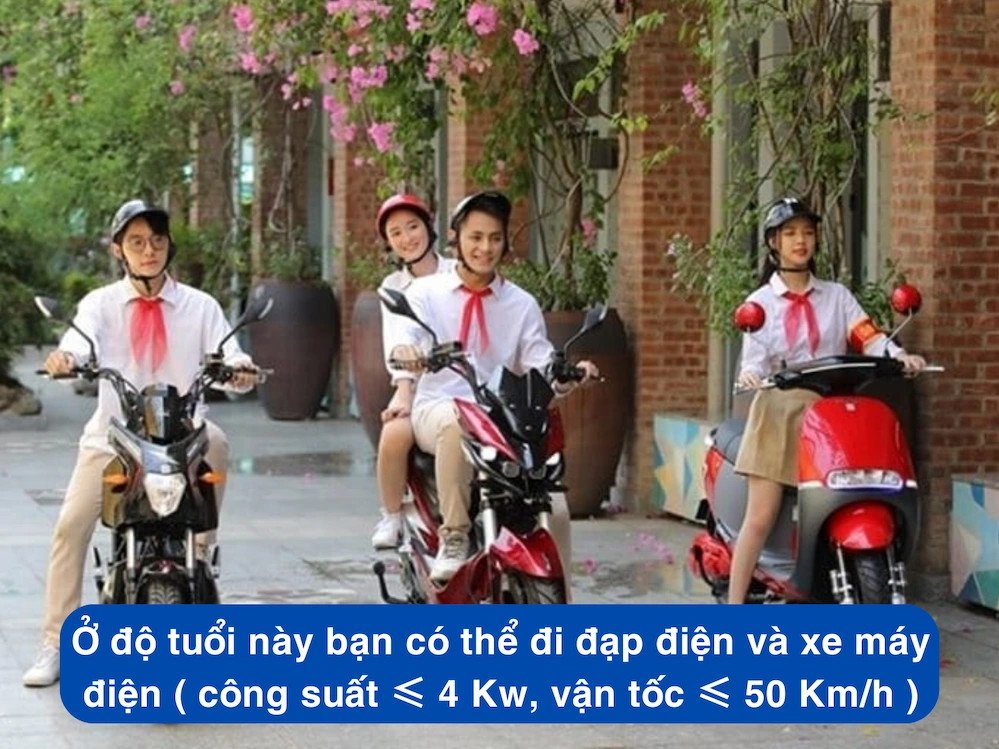 Hình ảnh một chiếc xe máy 50cc màu đỏ đỗ trên vỉa hè, phù hợp cho người dưới 18 tuổi