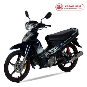 Hình ảnh một chiếc xe máy Yamaha 50cc thể thao màu xanh dương
