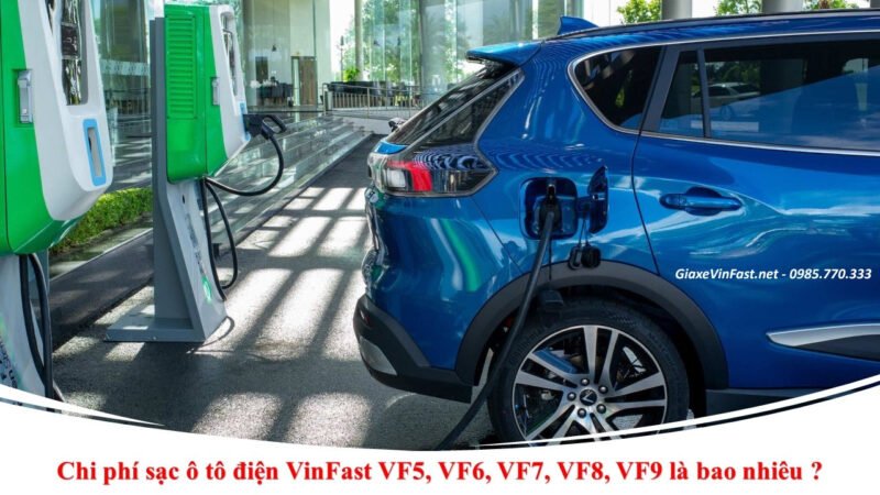 Hình ảnh một trạm sạc nhanh của VinFast