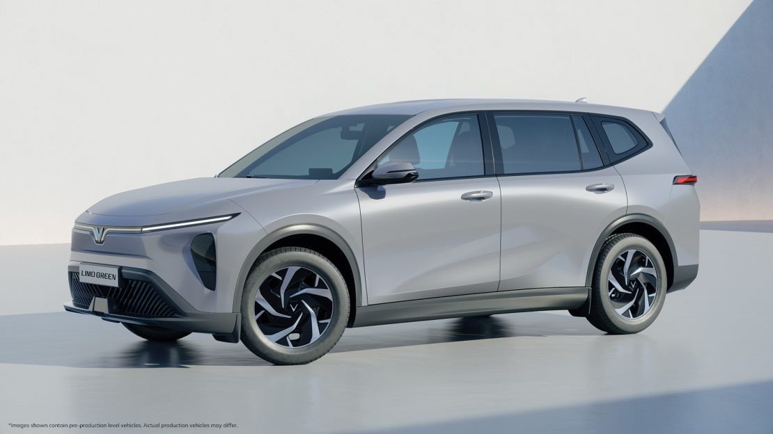 Hình ảnh ngoại thất của xe điện 7 chỗ VinFast Limo Green