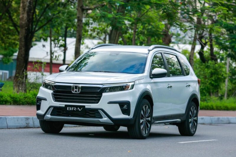 Hình ảnh ngoại thất xe Honda BR-V 2024 màu trắng