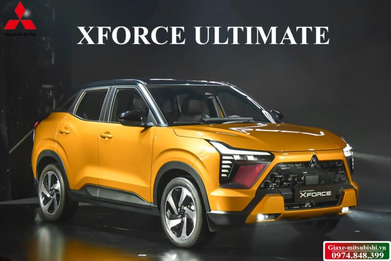 Hình ảnh ngoại thất xe Mitsubishi Xforce Ultimate màu vàng ấn tượng