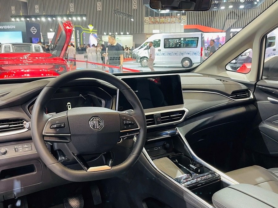 Hình ảnh nội thất MG G50 với màn hình giải trí lớn