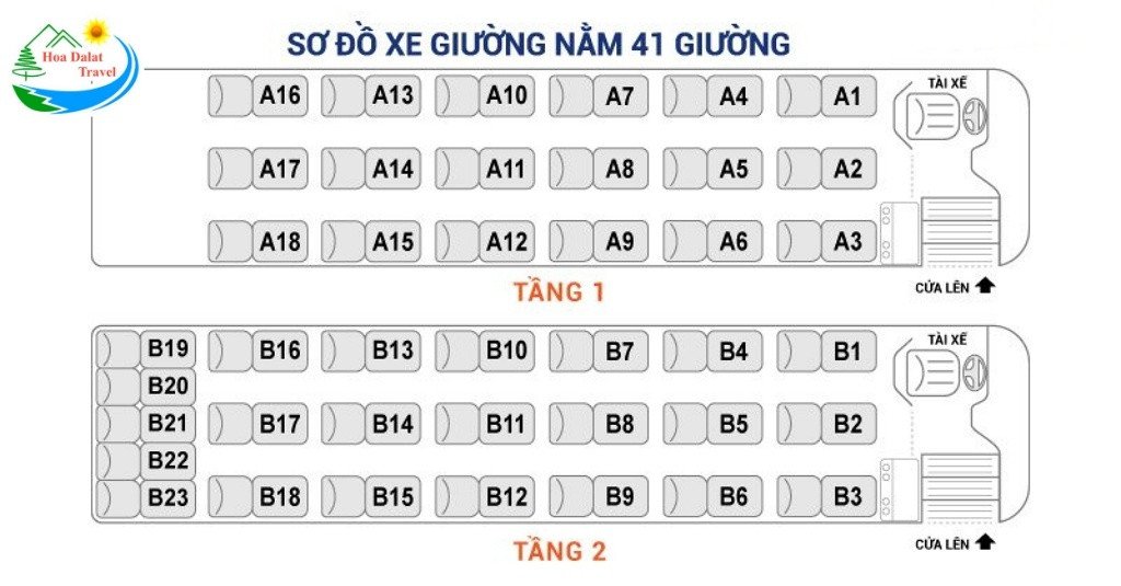 Hình ảnh nội thất xe giường nằm Phương Trang với không gian nghỉ ngơi tiện nghi