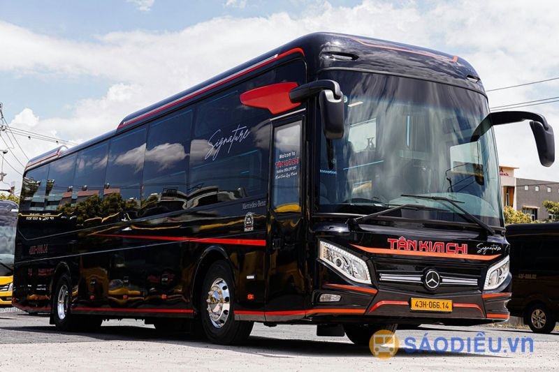 Hình ảnh nội thất xe khách giường nằm cao cấp trên tuyến Đà Nẵng - Hà Nội