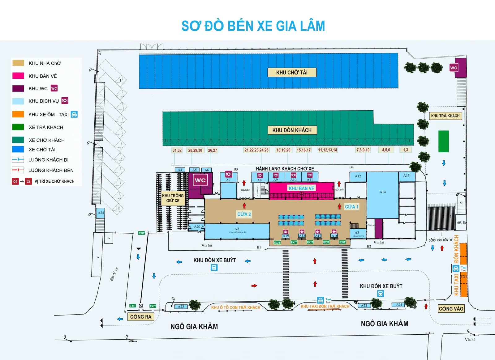 Hình ảnh nội thất xe Limousine hiện đại tại bến xe