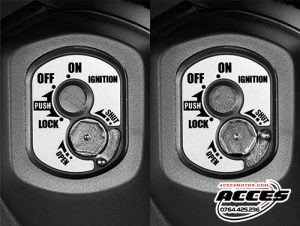 Hình ảnh ổ khóa đa năng 3 trong 1 trên xe Honda Blade