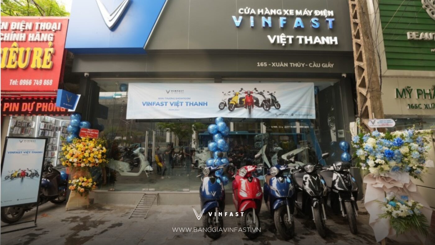 Hình ảnh showroom Vinfast Việt Thanh tại Cầu Giấy