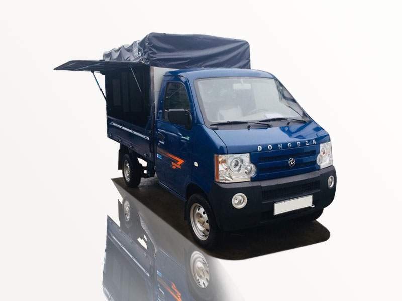 Hình ảnh thể hiện sự đa dạng về giá và mẫu mã của xe tải nhỏ.