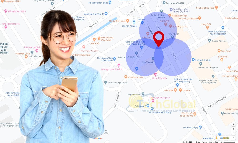 Hình ảnh thể hiện sự kiểm soát và quản lý hành trình xe máy thông qua thiết bị định vị