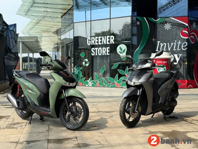 Hình ảnh tổng quan các phiên bản xe SH 125i và 160i tại đại lý Honda