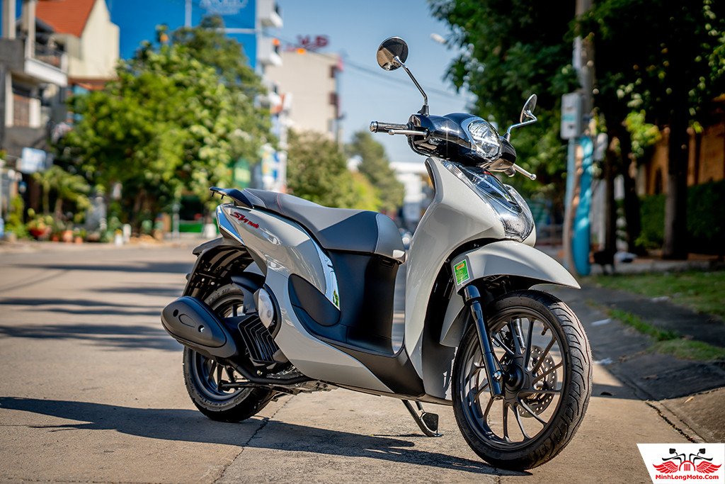 Hình ảnh tổng thể một chiếc Honda SH Mode 125 mới, thể hiện sự sang trọng và hiện đại