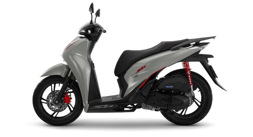 Hình ảnh tổng thể phần thân xe Honda SH 125i sang trọng
