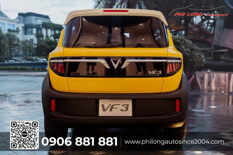 Hình ảnh tổng thể xe điện VinFast VF3 đang vận hành