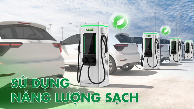 Hình ảnh trạm sạc công cộng cho nhiều loại xe ô tô điện khác nhau