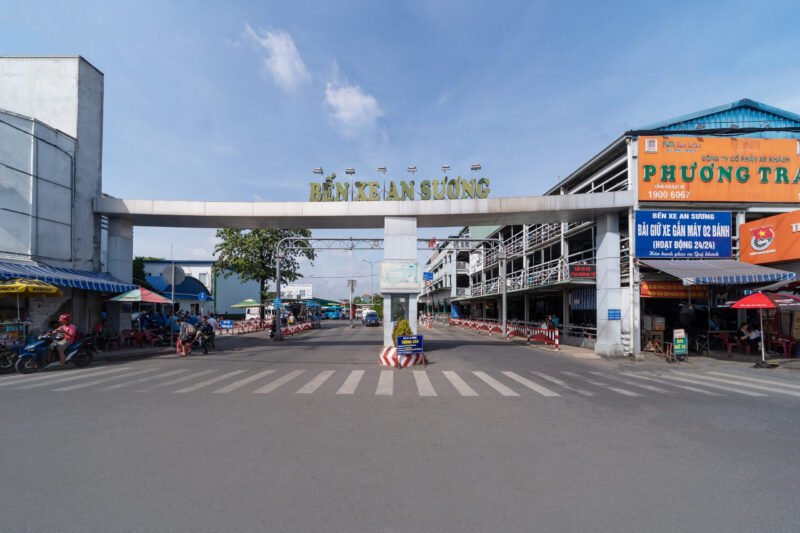 Hình ảnh về cổng hoặc khu vực chung của bến xe