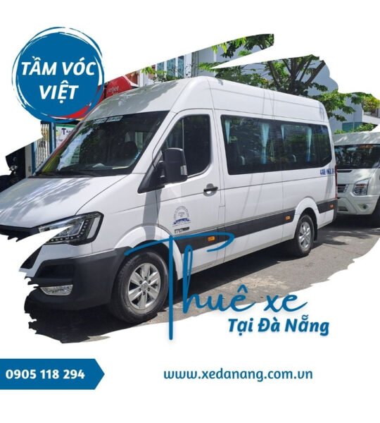 Hình ảnh xe 16 chỗ tiện nghi tại Đà Nẵng