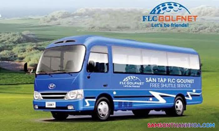 Hình ảnh xe buýt FLC trên tuyến Hà Nội Sầm Sơn