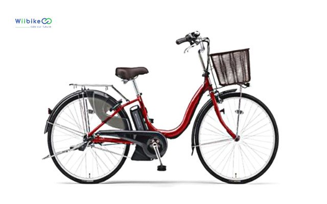 Hình ảnh xe đạp trợ lực điện màu sắc tươi sáng, thu hút sự chú ý của người dùng nữ