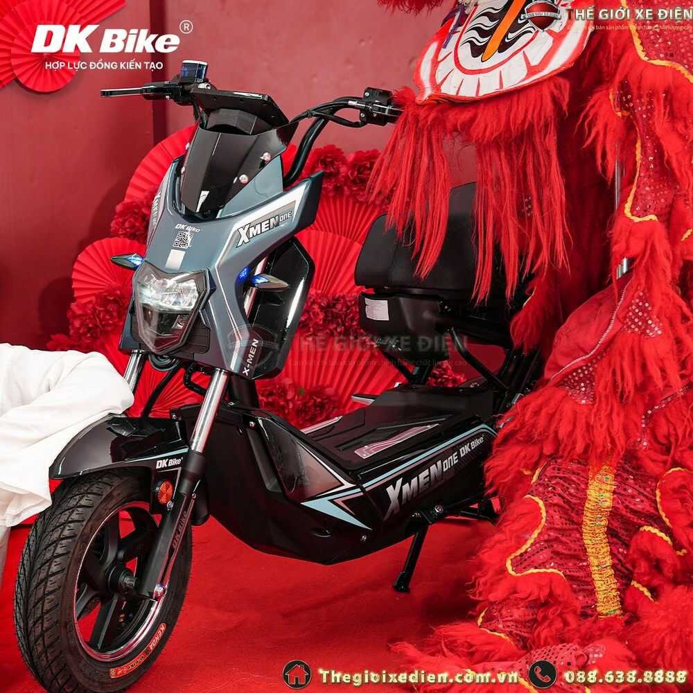 Hình ảnh xe điện DK Xmen One với thiết kế thể thao, nam tính phù hợp với giới trẻ