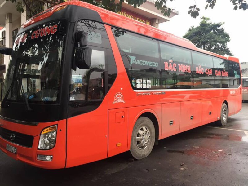 Hình ảnh xe khách giường nằm chất lượng cao trên tuyến đường dài