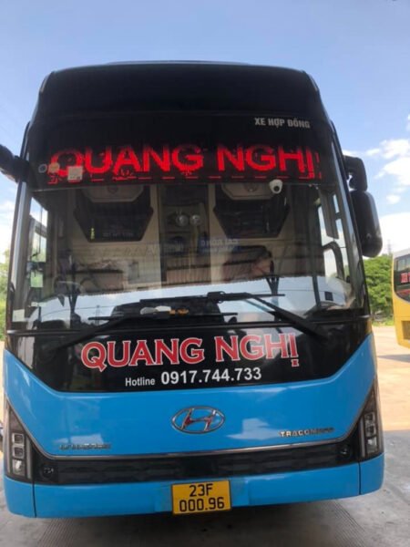 Hình ảnh xe khách tuyến Hà Giang Bắc Ninh của nhà xe Quang Nghị