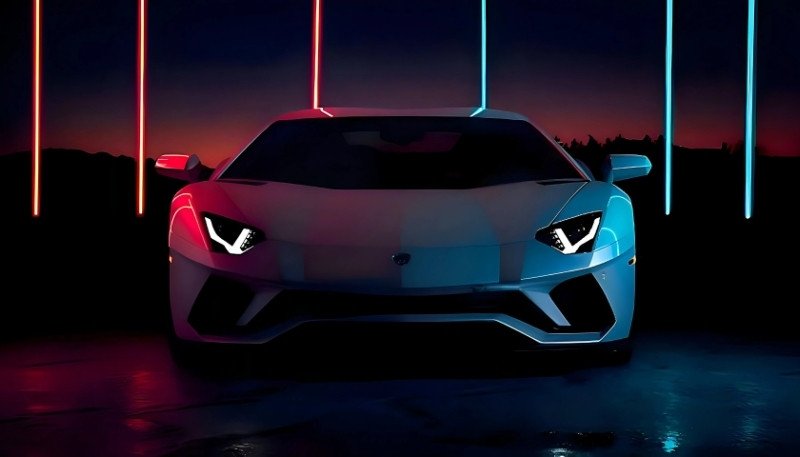 Khám Phá Bộ Sưu Tập Hình Nền Siêu Xe 4K Đẳng Cấp Hình nền siêu xe Lamborghini với thiết kế góc cạnh