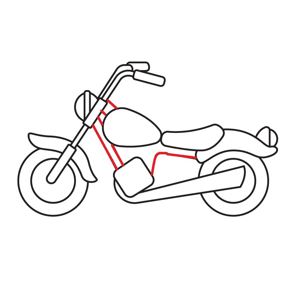 Hoàn thiện phần thân và chi tiết xe máy