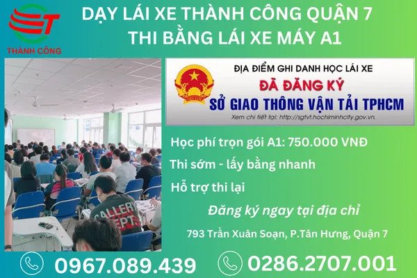 Hướng dẫn quy trình khám sức khỏe cho người dự thi bằng lái xe máy A1