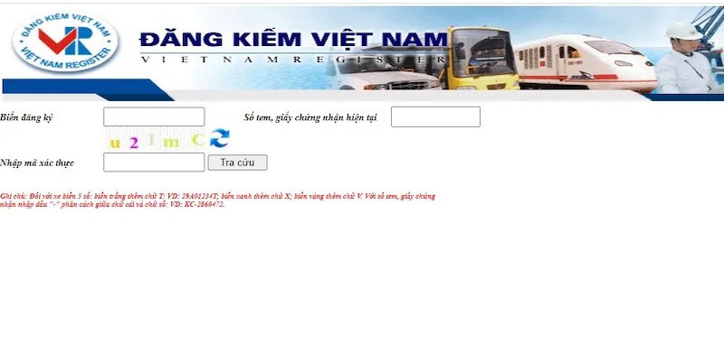 Hướng dẫn tra cứu phạt nguội ô tô trên website Cục Đăng kiểm Việt Nam