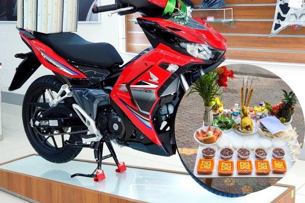 Hướng đặt mâm cúng xe máy mới mua đúng cách