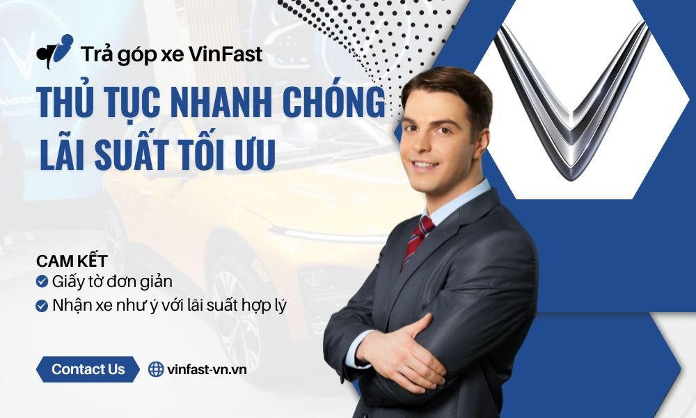 Khách hàng hoàn tất thủ tục nhận xe VinFast sau khi vay vốn