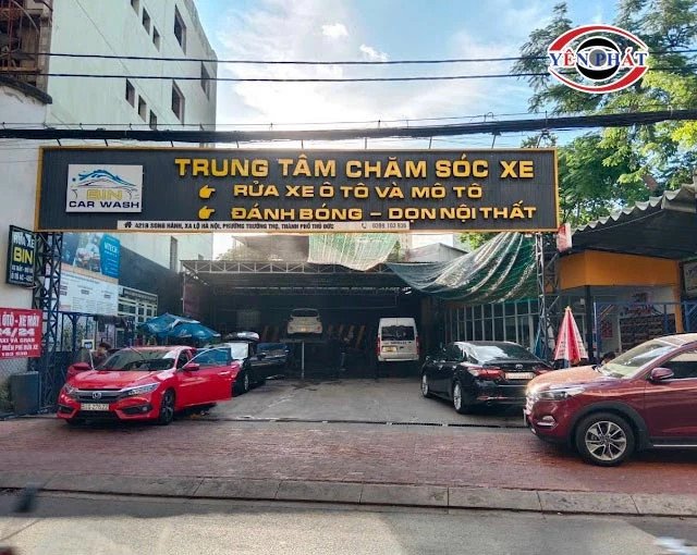 Không gian làm việc rộng rãi tại các trung tâm chăm sóc xe