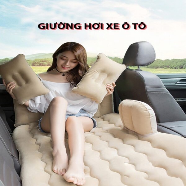 Không gian nghỉ ngơi thoải mái trên xe với đệm hơi ô tô