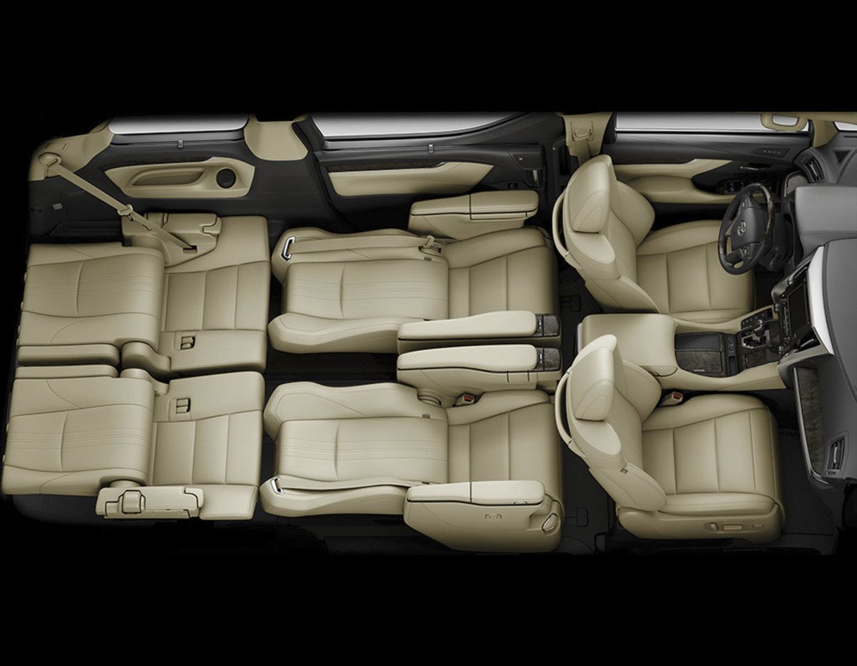 Không gian nội thất đẳng cấp của Toyota Alphard Luxury