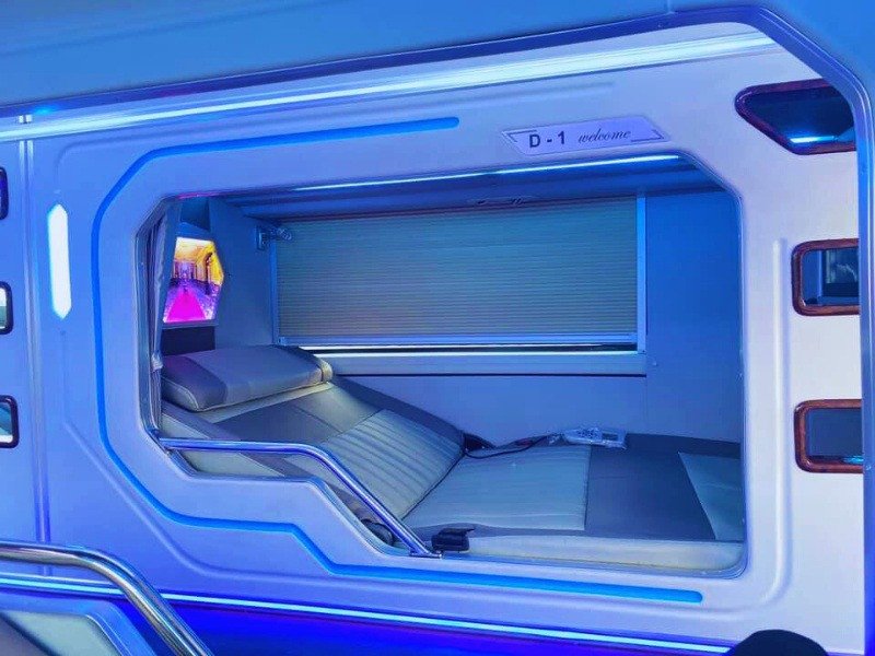 Không gian phòng đôi tiện nghi tại xe Phong Phú