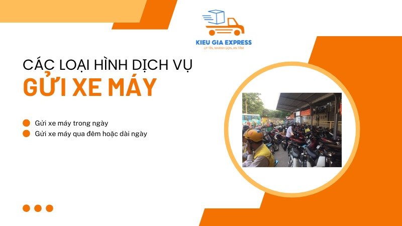 Khu vực giữ xe máy tại bến xe với nhân viên quản lý