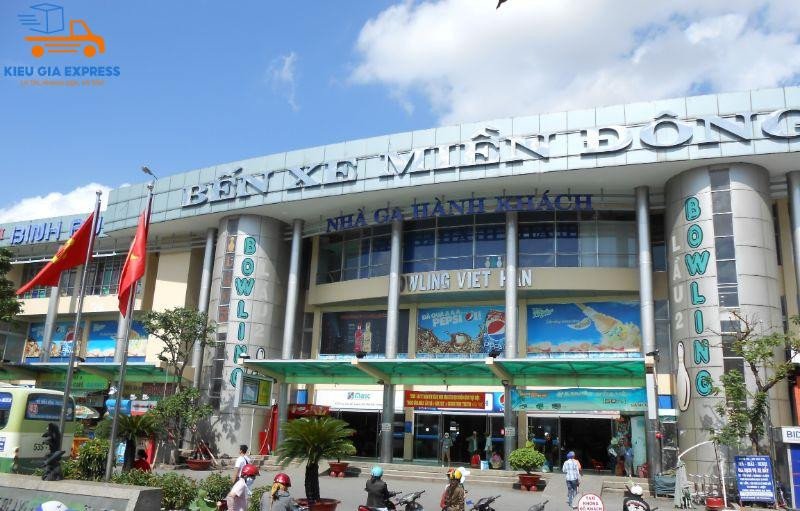 Khu vực gửi xe máy hiện đại tại Bến xe Miền Đông mới