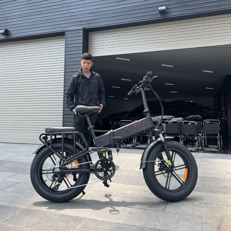 Khung xe đạp trợ lực Engwe làm từ hợp kim nhôm