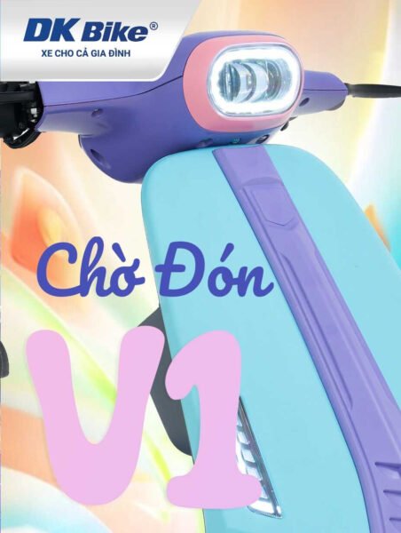 Khung xe điện DKBike V1 2025 thiết kế liền mạch và chắc chắn