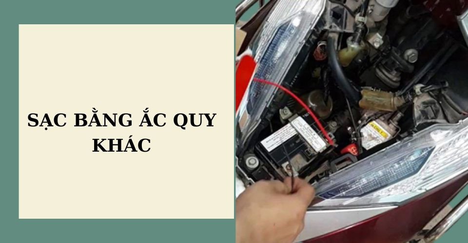 Kỹ thuật câu bình điện từ xe khác để kích hoạt lại năng lượng