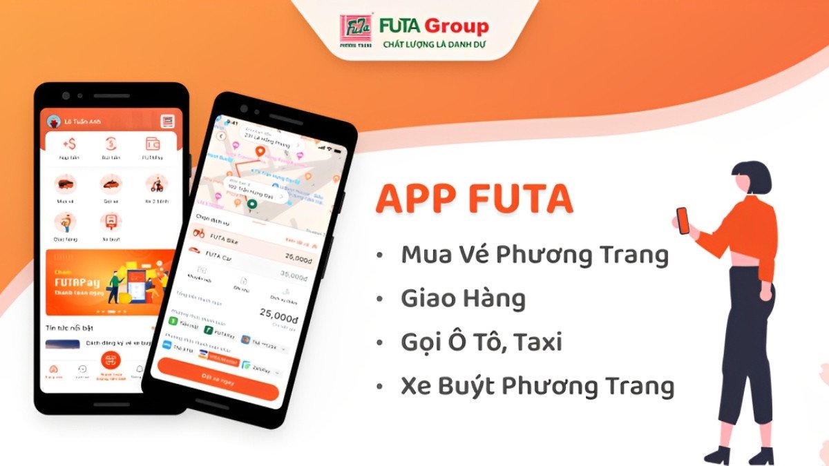 Liên hệ tổng đài Phương Trang online qua app FUTA