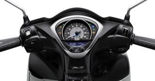 Mặt đồng hồ hiện đại và sang trọng của xe SH Mode