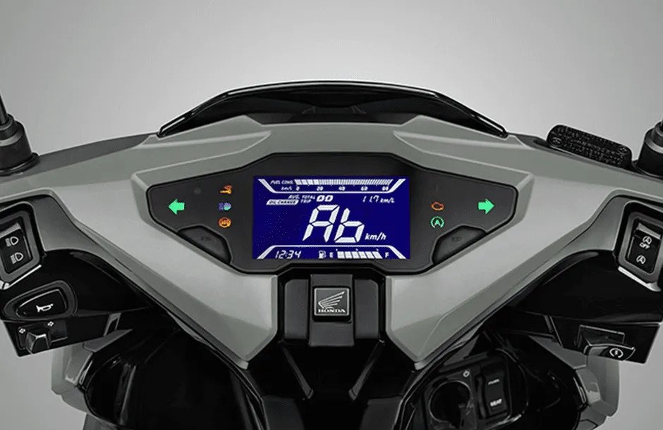 Mặt đồng hồ LCD hiện đại của Honda Air Blade
