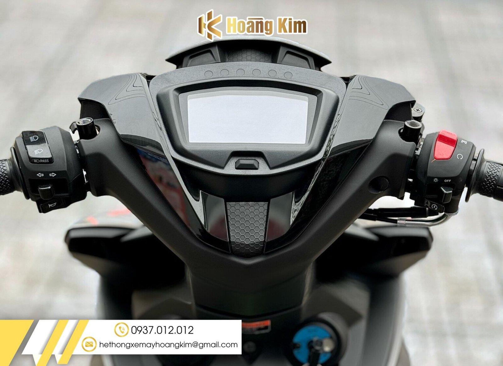 Mặt đồng hồ LCD hiện đại trên xe Yamaha Exciter 150