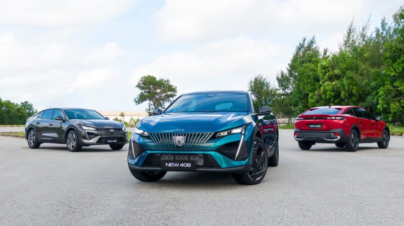 Mặt trước ấn tượng của Peugeot 408 thế hệ mới